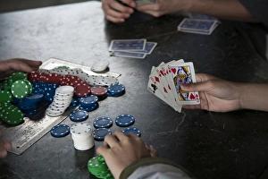 Card Game Strategy Drucke: Poker game