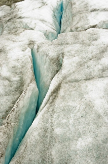 Frozen Glacier Landscapes Drucke: Root Glacier in giant Wrangell-St. Elias National Park Alaska