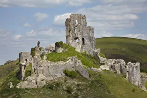 Corfe Castle Ruins Drucke: Ruins of Corfe