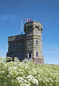 Newfoundland And Labrador Tourism Drucke: St. Johns, Newfoundland, Canada, Cabot Tower, Signal Hill
