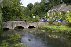 Gloucestershire Countryside Drucke: Trout stream in