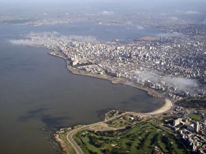 Montevideo Cityscape Drucke: Uruguay, Montevideo