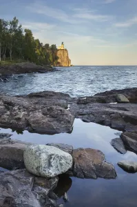 Drucke von Splitschrocks Leuchtturm Staatspark am Nordufer des Seesuperior in Minnesota Bilder Datiert 2020 Januar: Splitschnurker-Lichterstand-Nationalpark am Nordufer des Seesuperior in Minnesotta