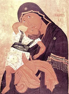 Byzantine Icon Drucke: The Virgin