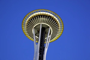 North America Metropolis Drucke: WA, Seattle, Space Needle