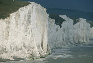 White Cliffs Of Dover Drucke: White Cliffs of Dover, Chalk cliffs, Seven Sisters, Beachy Head, E. Sussex