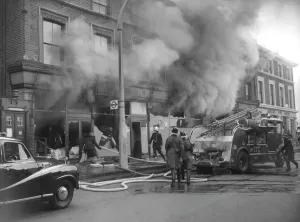 Großer Brand auf der Wandsworth Road im Klapham SW8