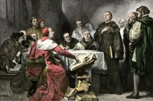 Martin Luther Drucke: Luther bei der Schmalkaldischen Liga im Jahr 1547