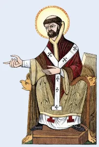 Drucke von Augustin, Erster Erzbischof von Kanterbury, 596 n. Chr., Digitale Farbholzdruck Die Kathedrale Von Canterbury, Die Abtei St. Augustinus Und Die Kirche St. Martin. Drucke: Heiliger Augustinus von Kanterbury