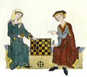 Mittelalterliches Schachspiel