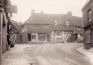 West Sussex Drucke: Midhurst: Häuschen auf der Knockhundrow, 1902