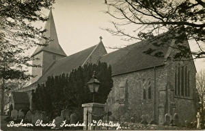 Historic Church Architecture England Drucke: Holy Trinity Bosham