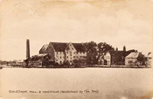 West Sussex Drucke: Sidleshams Mühle und Hafen
