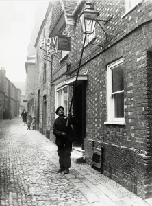West Sussex Drucke: Leuchter im Lombard Street Petworth, 1931