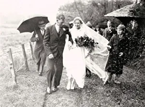 Bilder Datiert 2012: Hochzeit im Regen