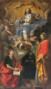 Immaculate Conception Art Drucke: Immaculate Conception and Sts