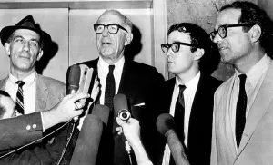 Vintage Author Portraits Drucke: Dr. Benjamin Spock (second from left)