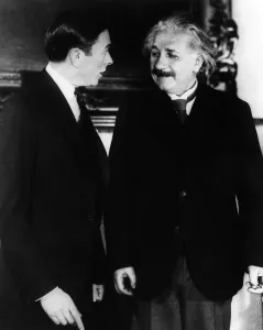 Famous Scientists Portraits Drucke: Mayor James Walker and Albert Einstein