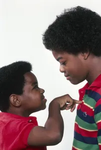 80s TV Shows Drucke: DIFF'RENT STROKES, from left, Gary Coleman, Todd Bridges, 1978-86 (1980 photo)