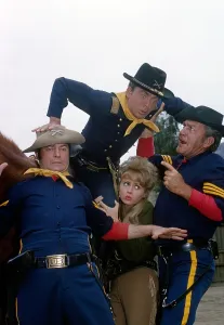 Classic Television Series Drucke: F TROOP, clockwise from left: Larry Storch