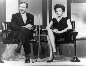 Vintage Television Programs Drucke: THE JACK PAAR PROGRAM, from left: Jack Paar
