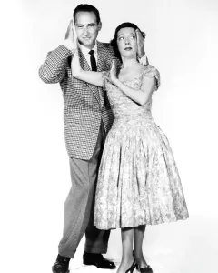 Vintage Television Sets Drucke: YOUR SHOW OF SHOWS, (from left): Sid Caesar, Imogene Coca, 1950-54