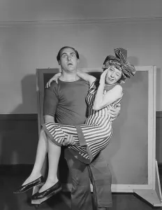 Vintage Television Series Drucke: YOUR SHOW OF SHOWS, from left: Imogene Coca, Sid Caesar, 1950-1954