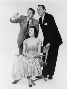 Classic Television Shows Drucke: YOUR SHOW OF SHOWS, from left: Sid Caesar, Imogene Coca (seated), Carl Reiner, 1950-1954