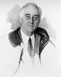 Drucke von FRANKLIN DELANO ROOSEVELT(1882-1945). 32nd Präsident der Vereinigten Staaten von Amerika Zeitgenössische Kunst Drucke: Franklin Dorotheo Roosevelt