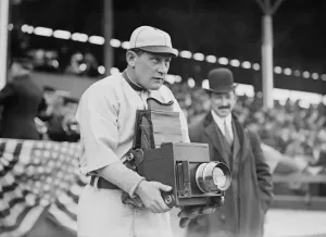 Vintage Camera Technology Drucke: BASEBALL: CAMERA, c1911. Herman A