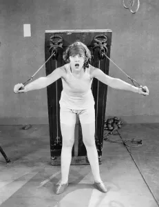 Silent Film Stills Drucke: Silent Still: Exercise