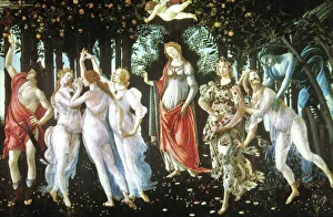 BOTTICELLI: PRIMAVERA. Gemälde von Sandro Botticelli, um 1477/78