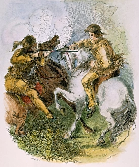 American Frontiersman Drucke: CHRISTOPHER CARSON (1809-1868)