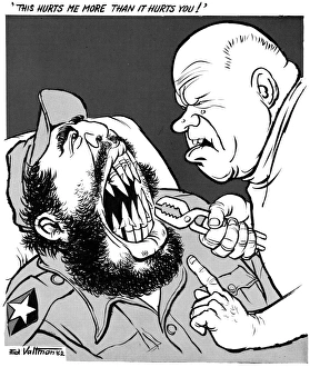 Fidel Castro Drucke: Kuban Missilkrise 1962 Diese schmerzt mich mehr als es dich schmerzt