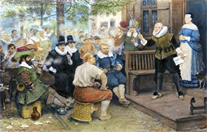 Drucke von Koloniale Rauchprotest vor dem Edikt Wilhelms des Wütenden Washington Irving Drucke: Das Dekret von Wilhelm dem Wütenden