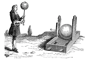 Drucke von Elektrostatischer Generator Der erste elektrostatische Generateur wurde 1663 von Otto von Guericke erfunden Otto Von Guericke Drucke: Elektrostatischer Generator. Der erste Elektrostatische Generatore wurde 1663 von Otto von Guericke erfunden