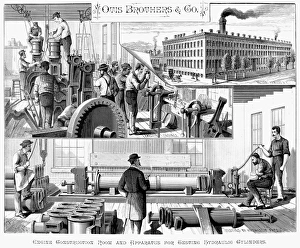 American Engineering History Drucke: ENGINE CONSTRUCTION ROOM
