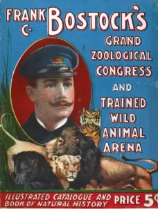 Unterhaltung Drucke: Zirkus: Programm, c 1901; Frank C. Bostock's Großer Zoologischer Kongress und Trainings