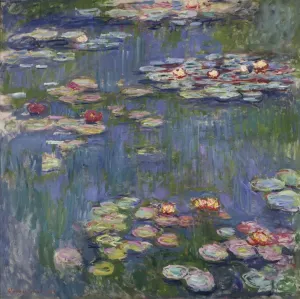 Drucke von MONET: WASSERLILien, 1916. Öl auf Leinwand von Claude Monet, 1916 Claude Monet Drucke: Monet: Wasserlilies, 1916. Öl auf Leinwand von Claude Monet, 1916