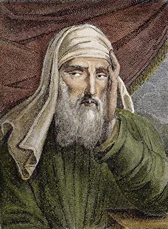 Flavius Josephus (37 - ?100) Jüdischer Historiker und General. Stahlstechung aus dem 19. Jahrhundert