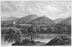 Mountainous German Landscape Drucke: GERMANY: WERNIGERODE. A view of Wernigerode