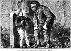 Große Erwartungen, Holzschnitt aus einer amerikanischen Ausgabe des 19. Jahrhunderts von Charles Dickens Großes Erbe
