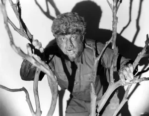 Drucke von Der Wolfsmensch aus dem Jahr 1941.Er spielt den Titelcharakter des Werwolfs im Film Der Wolfsmensch von Lon Chaney Jr. aus dem Jahr 1941 Horrorfilm-Poster: Der Wolfsmensch aus dem Jahr 1941 mit Lon Chaney Jr. im Titelrolle des Werwolfs