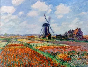 Drucke von Monet : Tulpenfelder , 1886 Klasse : Gemälde auf Leinwand Medium : Öl auf Leinwand Titel : Felder von Tulpen in den Niederlanden Jahr der Erstellung: 1886 Claude Monet Drucke: CLAUDE MONET : BLUMENFELD IN HOLLAND, 1886. Öl auf Leinwand aus dem Jahr 1886