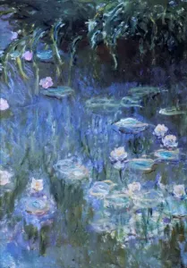 Drucke von WASSERMELONIEN:Claude Monet.Wasserlilien Öl auf Leinwand Claude Monet Drucke: Monet - Wasserlilien, von Claude Monet - Öl auf Leinwand
