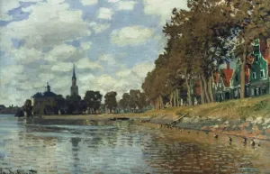 Drucke von MONET: ZA ND AM (NIEDERLAND).Öl auf Leinwand aus dem Jahr 1871 von Claude Monet Claude Monet Drucke: MONET: ZA ND AM (HOLLAND). Öl auf Leinwand aus dem Jahr 1871 von Claude Monet