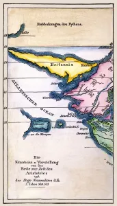 19th Century Cartography Drucke: ATLANTIS: MAP, 1831