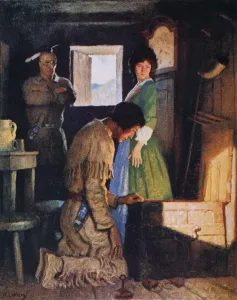 19th Century American Literature Drucke: COOPER: DEERSLAYER, 1925. Deerslayer