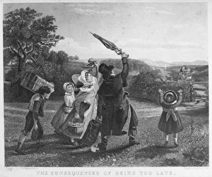 19th Century Transportation Drucke: MISSING THE STAGECOACH. The Consequences of Being too Late