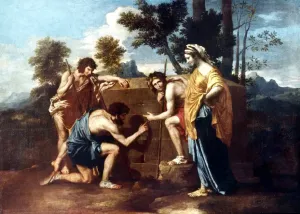 Drucke von POUSSIN: SCHÄFERNEIDERN. Die Schäfer von Arcadie. Leinwand, 1629 von Nicolas Poussin Nicolas Poussin Drucke: PUSSIN: SCHÄFERN. Die Schäfer von Arcadien. Leinwand, 1629 von Nicolas Poussin